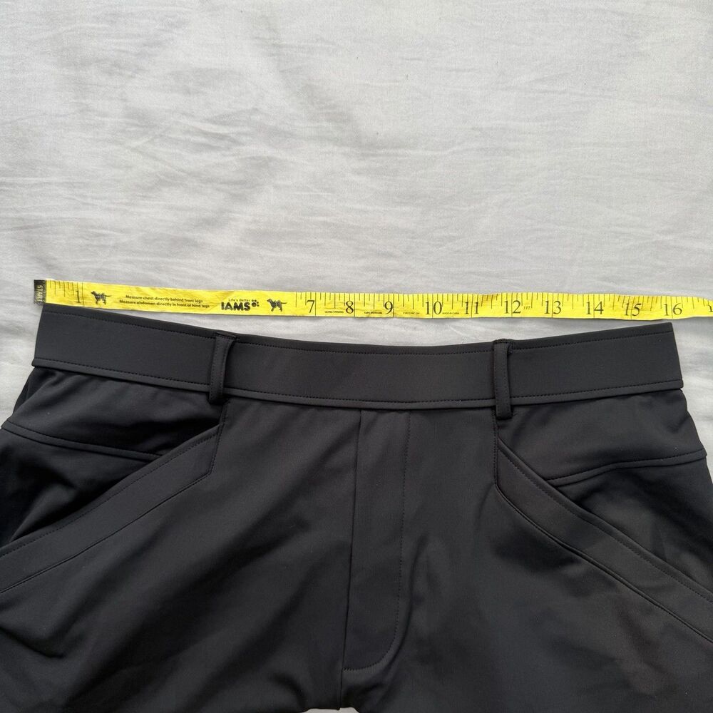 NWT Halara Flex DayStretch High Waist Work Tapered Pants LARGE Black Pull On - Picture 7 of 9